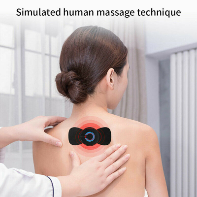  Share | Wishlist | Report Electric Cervical Vertebra Spine Massager Massage Sticker EMS Pulse Neck Shoulder Whole Body Portable Massage Device