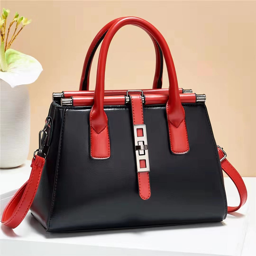 Fashionable One-shoulder Large Handbag