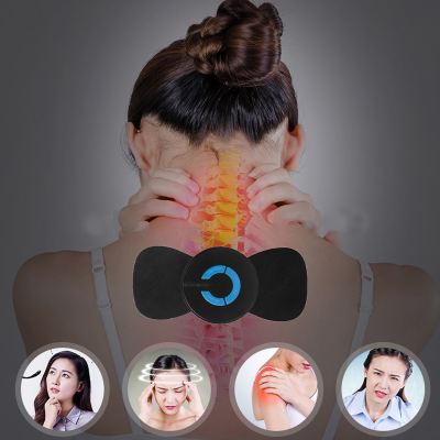  Share | Wishlist | Report Electric Cervical Vertebra Spine Massager Massage Sticker EMS Pulse Neck Shoulder Whole Body Portable Massage Device