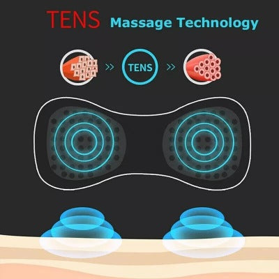  Share | Wishlist | Report Electric Cervical Vertebra Spine Massager Massage Sticker EMS Pulse Neck Shoulder Whole Body Portable Massage Device