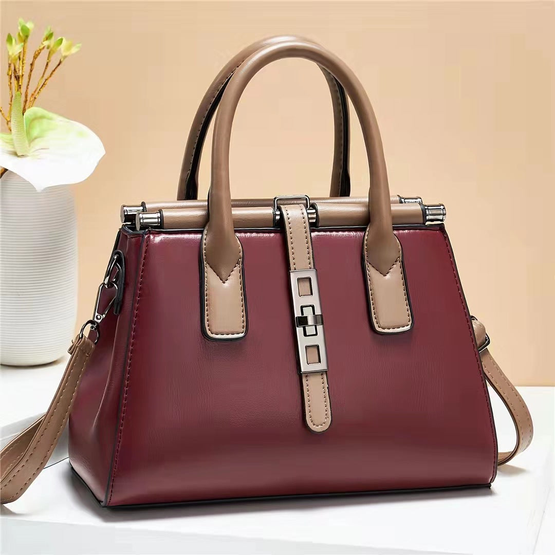 Fashionable One-shoulder Large Handbag