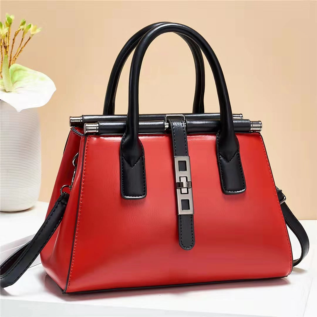 Fashionable One-shoulder Large Handbag