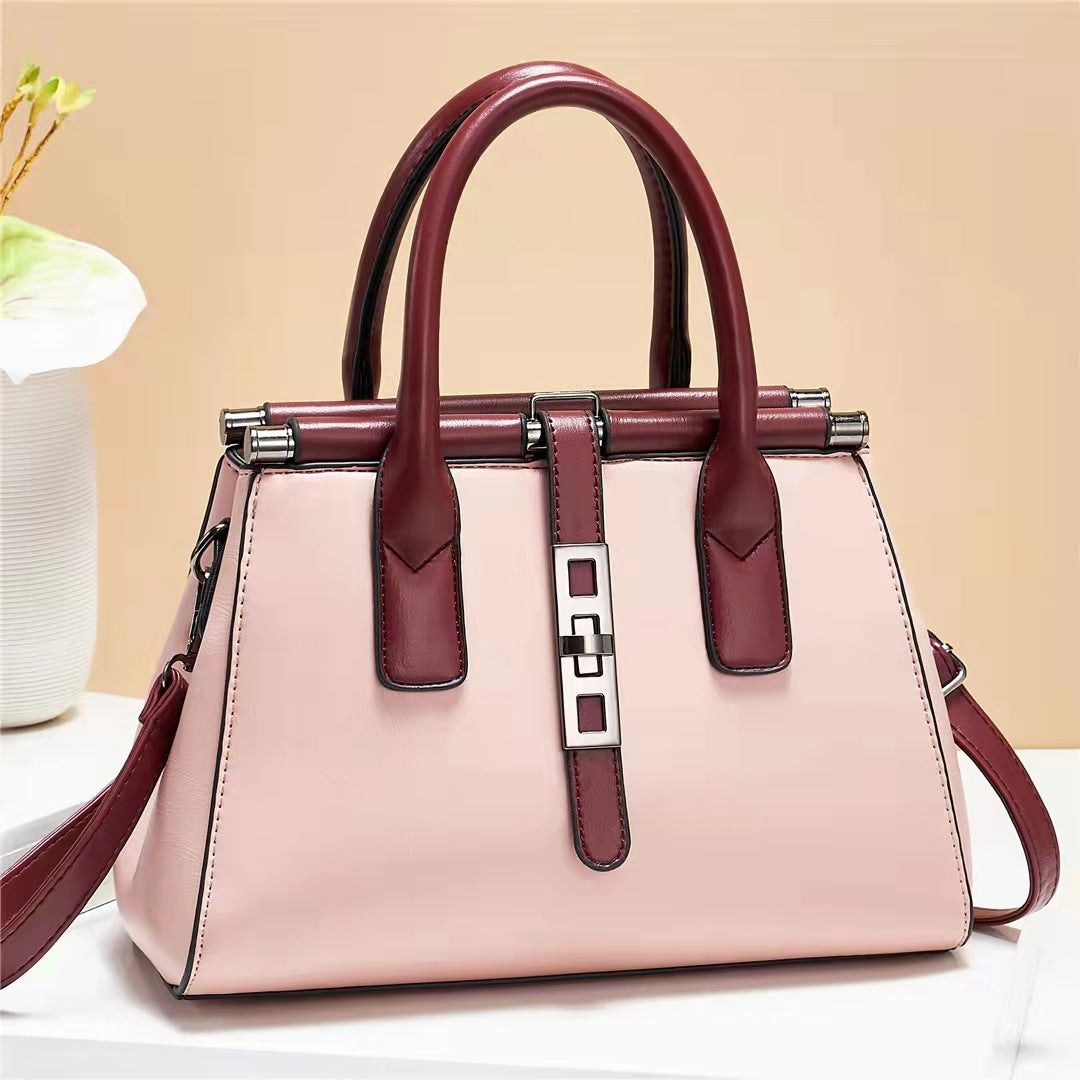 Fashionable One-shoulder Large Handbag