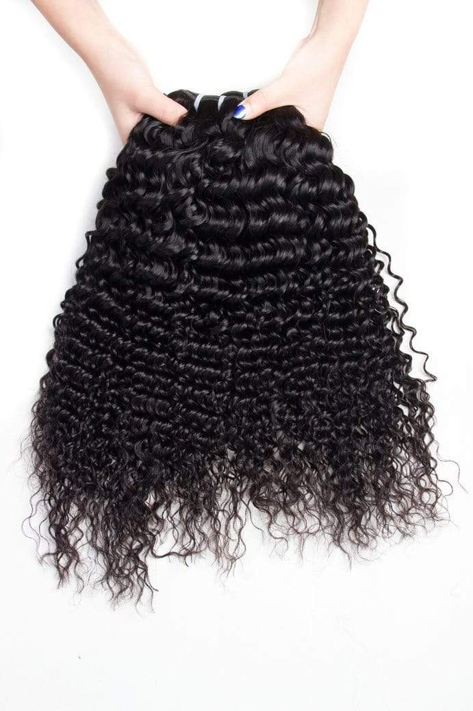 Grade 9A 4bundles Deep wave No Tange No Shedding 100% Human hair π«