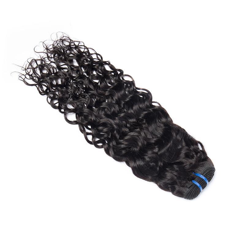 Grade 9A 3 bundles Water wave No Tange No Shedding 100% Human hair π«