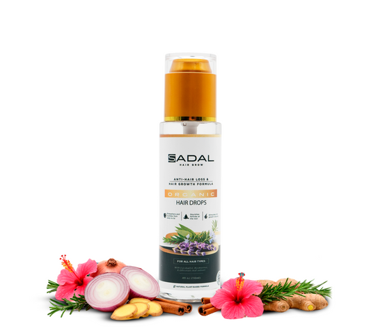 SADAL Organic Hair Growth Drops – Rosemary & Lavender Scalp Treatment Oil for Stronger, Fuller Hair