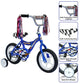 12 In. 's Bicycle for 2 to 4 Years Old with Coaster Brake, Boy's and Girl's Bike, Blue