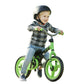 First Balance-to-Pedal Training Bike for Kids in Green, Ages 2-5 Years, 12-Inch