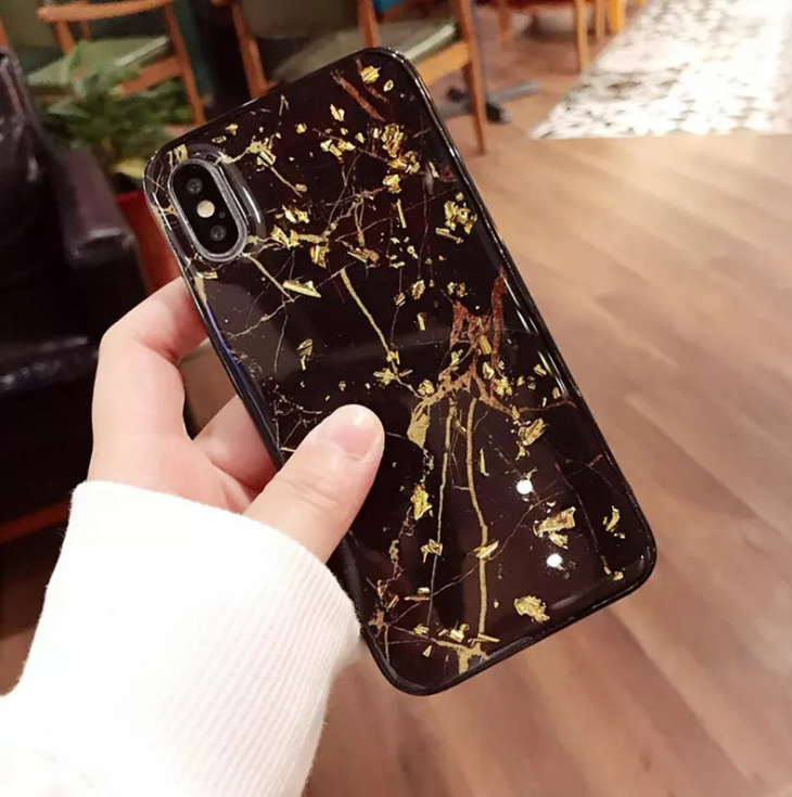 Gold foil Iphone case