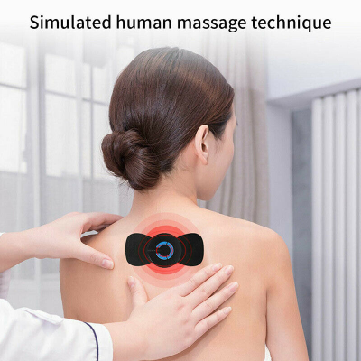  Share |  Wishlist  | Report  Electric Cervical Vertebra Spine Massager Massage Sticker EMS Pulse Neck Shoulder Whole Body Portable Massage Device