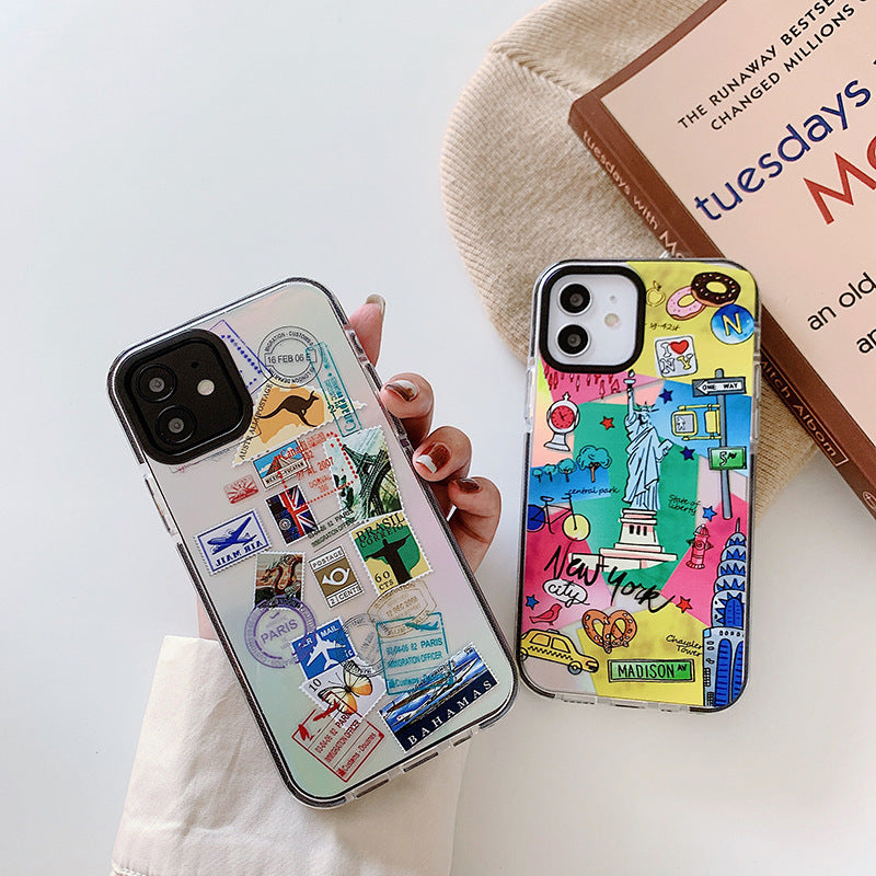 Fashion World Travel Label Iphone Cases