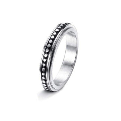 Stainless Steel Rotatable Ring To Relieve Anxiety