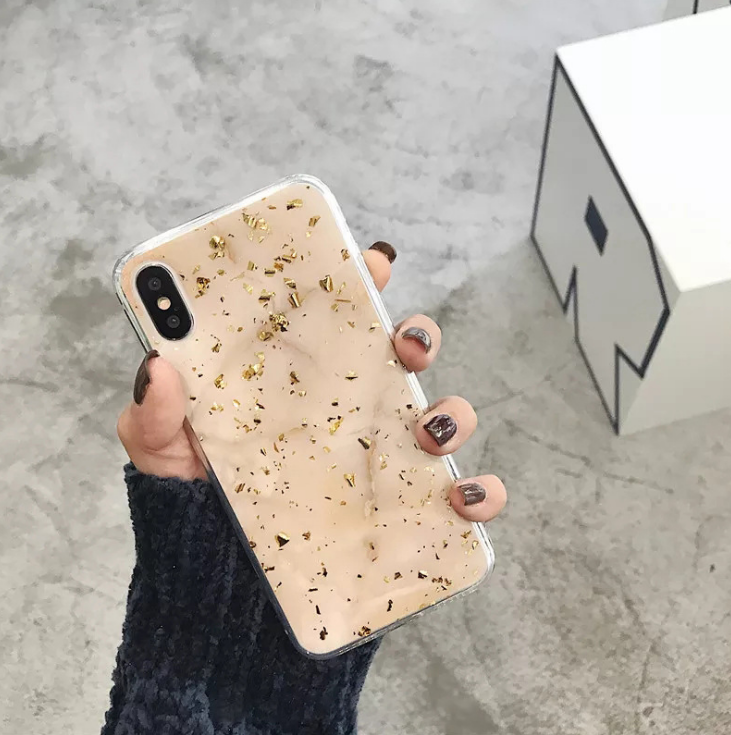 Gold foil Iphone case