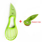 3 In 1 Avocado Slicer Shea Corer Butter Fruit Peeler Cutter Pulp Separator Plastic Knife Kitchen Vegetable Tools Kitchen Gadgets