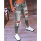 2022 Spring New Women&#39;s Low Waist Ripped Jean
