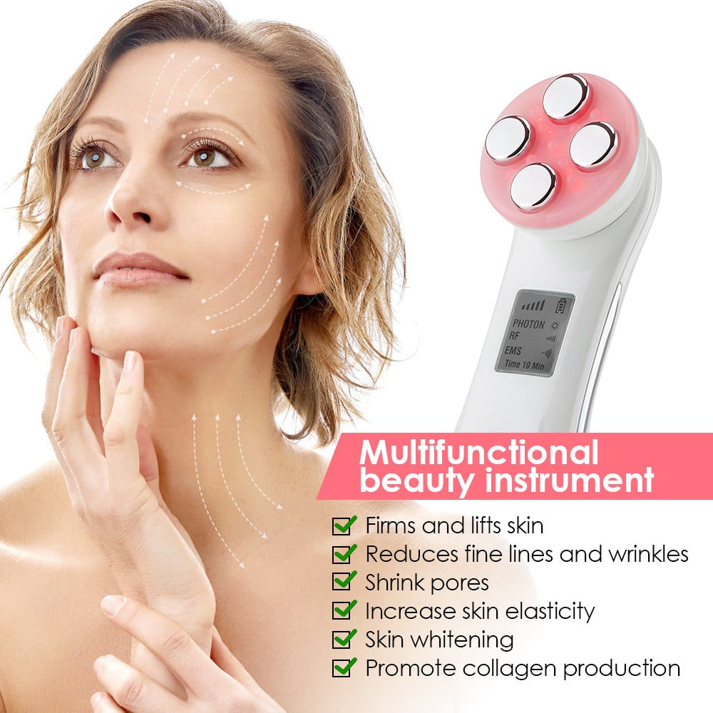 Electroporation Facial RF Radio Frequency Face Lift Beauty Treatment