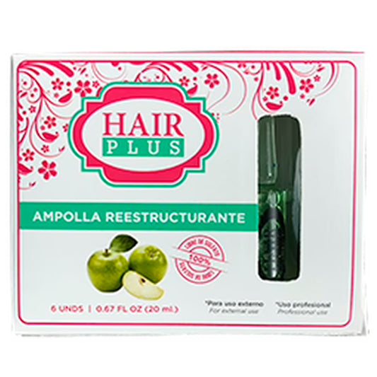 Hair Plus Ampollas Reestructurantes 6 Unidades