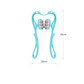 Multifunctional Manual Six-wheel Neck Massager Massa
