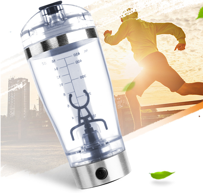 Electric Protein Shake Stirrer USB Shake Bottle Milk Coffe