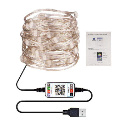 USB Smart Bluetooth Led Copper Wire String Light App