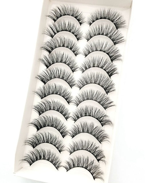 NEW 2/5/10 Pairs Natural False Eyelashes