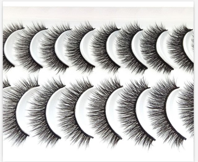 NEW 2/5/10 Pairs Natural False Eyelashes