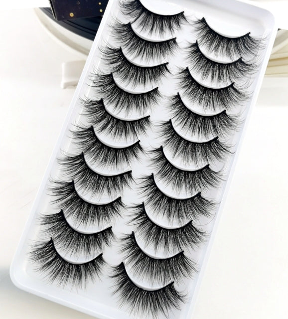 NEW 2/5/10 Pairs Natural False Eyelashes