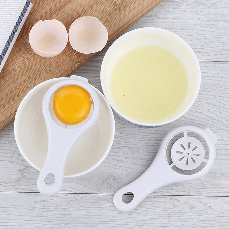 1PC Egg Yolk Separator Divider White