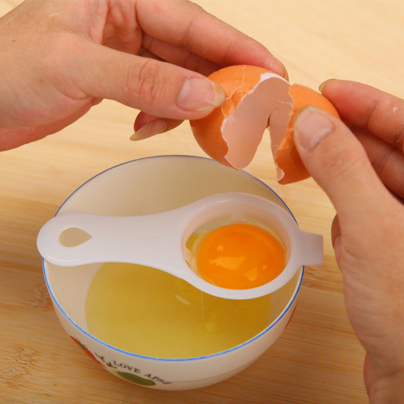 1PC Egg Yolk Separator Divider White