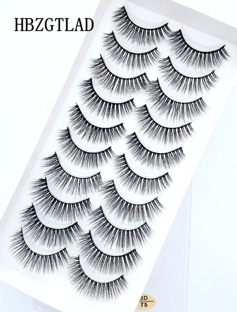 NEW 2/5/10 Pairs Natural False Eyelashes