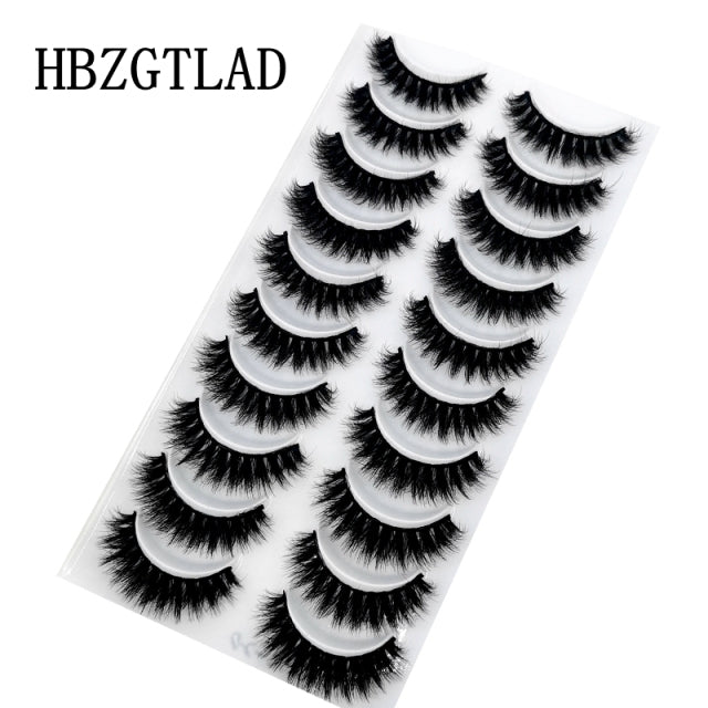 NEW 2/5/10 Pairs Natural False Eyelashes