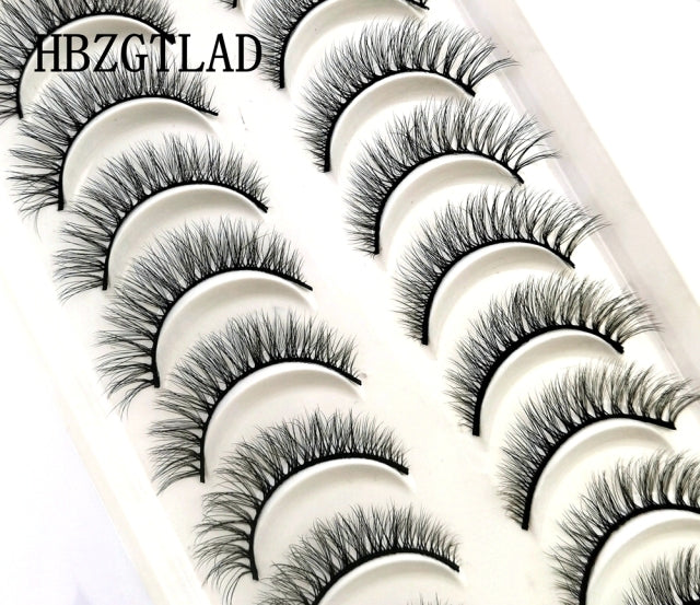 NEW 2/5/10 Pairs Natural False Eyelashes