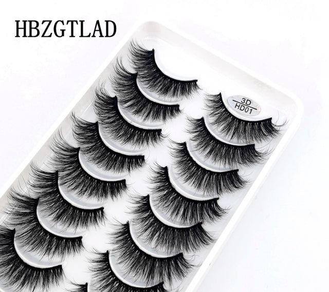 NEW 2/5/10 Pairs Natural False Eyelashes