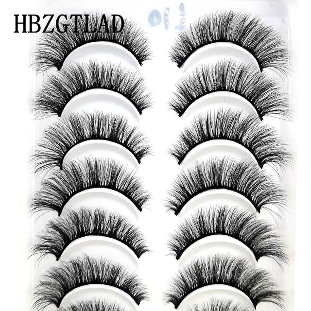 NEW 2/5/10 Pairs Natural False Eyelashes