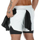 2022 Camo Running Shorts Men 2 In 1 Double-deck
