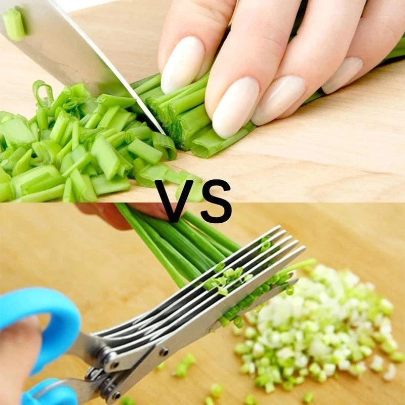 Muti-Layers Kitchen Scissors Stainless Steel