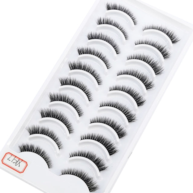 NEW 2/5/10 Pairs Natural False Eyelashes