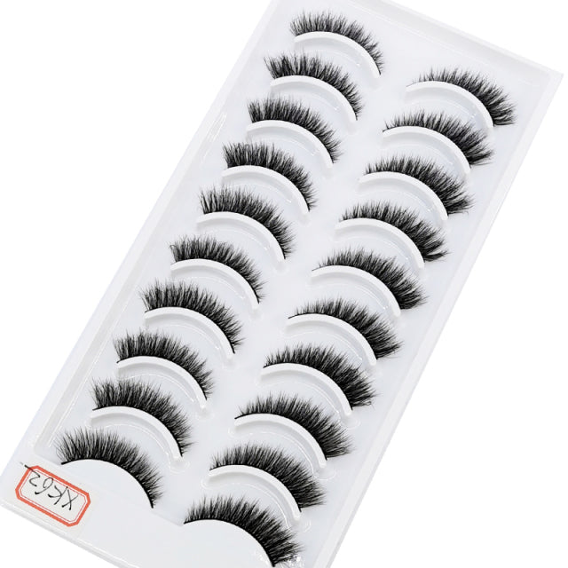 NEW 2/5/10 Pairs Natural False Eyelashes