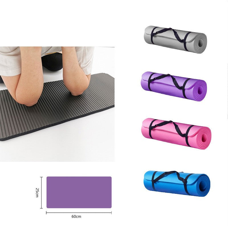 Durable Yoga Mat Anti-Skid Sports Fitness Mat Anti-Skid Mat Slimming Exercise