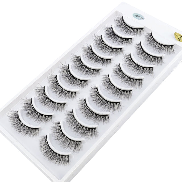 NEW 2/5/10 Pairs Natural False Eyelashes