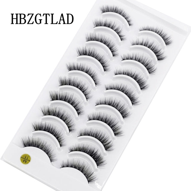 NEW 2/5/10 Pairs Natural False Eyelashes