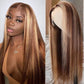 Grade 10A 150% P4/27 Honey Blonde Straight/Body Wave 13x4 Lace Frontal Wig