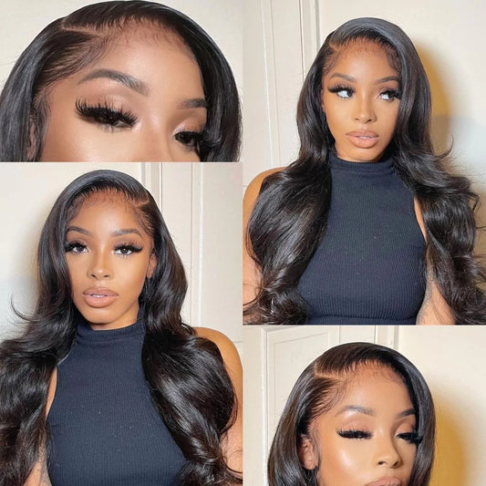 10a+ 200 Density Virgin Hair 13x4 HD Lace Frontal Wigs Body Wave Human Hair