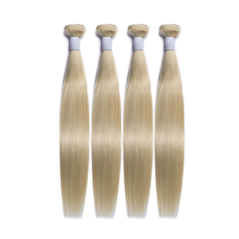 613 Blonde Hair Weave Bundles 12-30 Inch Straight Virgin 1Bundle